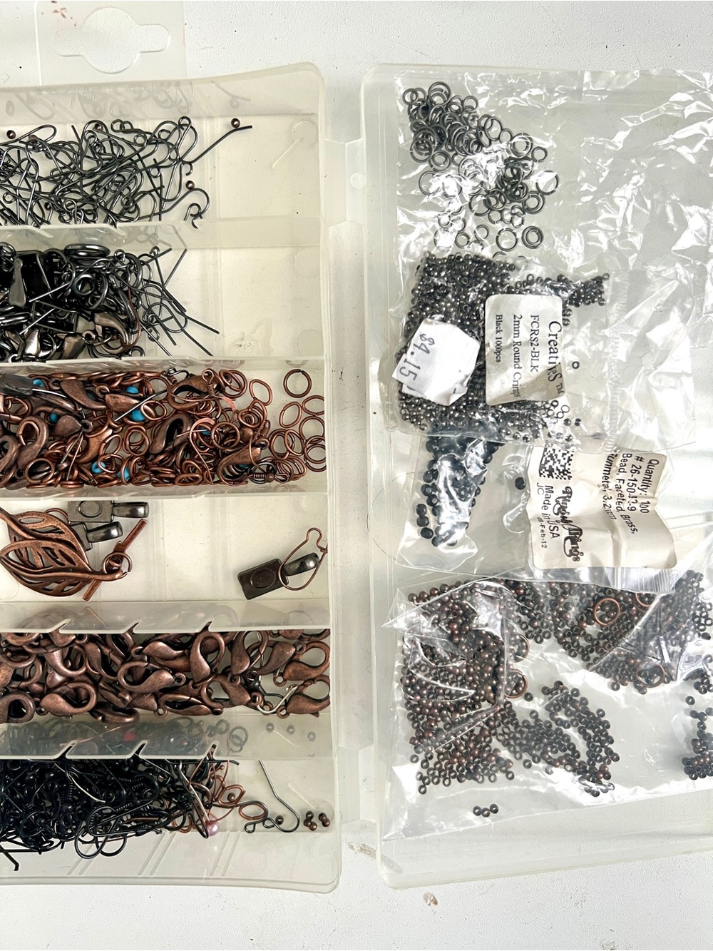 Copper and  Gunmetal Jewelry Findings Mix Bracelets